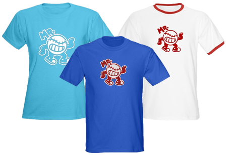 Mr. Baseball Bluester Shirts